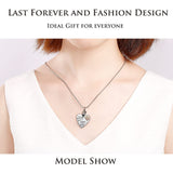 No Longer By My Side Forever in My Heart Urn Pendant Necklace for Ashes