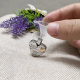 No Longer By My Side Forever in My Heart Urn Pendant Necklace for Ashes