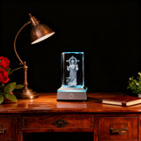 Sacred Heart of Jesus LED Crystal Lamp: A Christian Symbol of Love & Devotion
