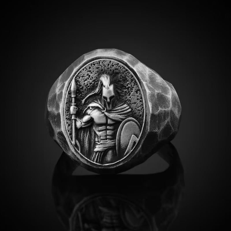 Handmade Vintage Spartan 925K Sterling Silver Size Adjustable Ring