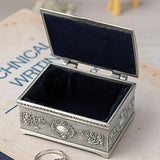 Vintage Zinc Alloy Floral Necklace Ring Jewelry Organizer