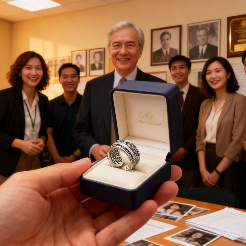 The Last Supper 925K Sterling Silver Open End Adjustable Ring