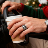 The Last Supper 925K Sterling Silver Open End Adjustable Ring