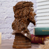 Boxwood Jesus Crown with Thorns Half-Length Desktop Ornament