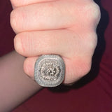 Men's Lion Stamp Ring