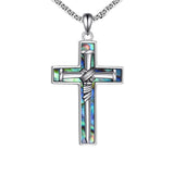 Nails Cross Abalone Shell Necklace – The Ultimate Symbol of Redemption