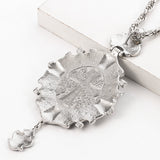 Vintage Our Lady & Child Icon Necklace