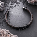 Men’s Infinity Knot Braided Bracelet – 21cm | Symbol of Loyalty & Enduring Connection