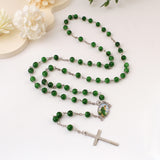 Sacred Crystal Rosary Collection – Timeless Faith in Blue & Green