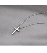 s925 sterling silver cross necklace Fashionable and versatile pendant