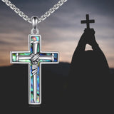 Nails Cross Abalone Shell Necklace – The Ultimate Symbol of Redemption