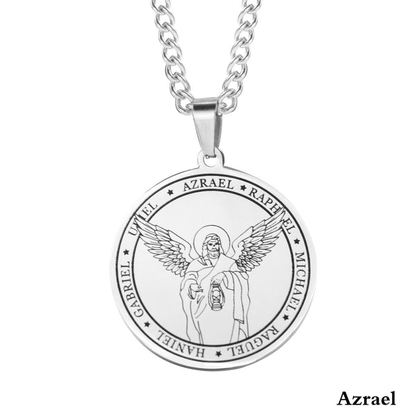 Seven Archangel's Medal Pendant Amulet - Under their wings, we walk with peace of mind