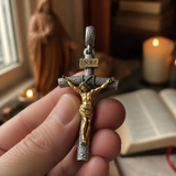 S925K Silver Jesus Christ Crucifix Pendant