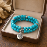 Turquoise Tree of Life Bracelet – Symbol of Faith, Growth & New Beginnings