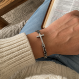 Vintage Rock Gothic Cross Bracelet