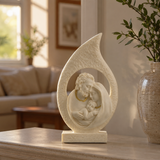 Holy Family Teardrop Resin Tabletop Statue