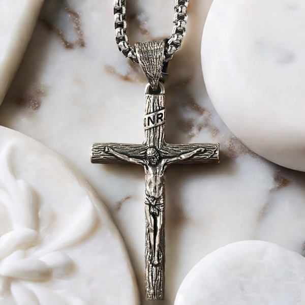 S925K Silver Cross Necklace: Embodiment of the Light of Faith
