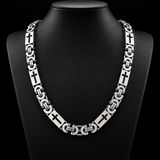 Men’s Christian Cross Link Necklace & Bracelet – 316L Titanium Steel Faith Jewelry