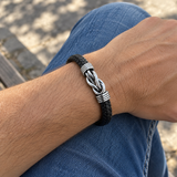Men’s Infinity Knot Braided Bracelet – 21cm | Symbol of Loyalty & Enduring Connection