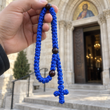 Handmade 100-Knot Christian Prayer Rope with Wooden Beads – Prayer & Daily Devotion