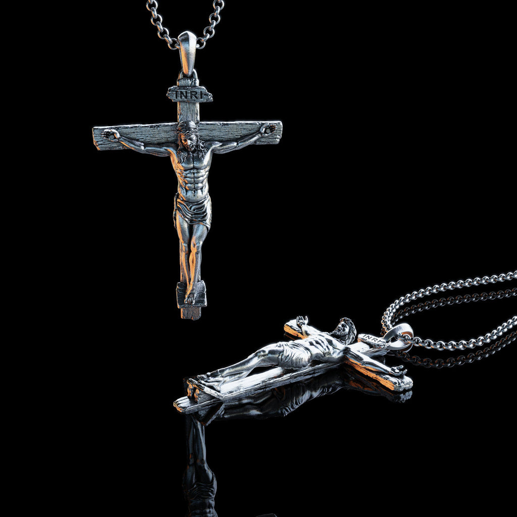 Pocket Cross, Crucifix, All Metal 