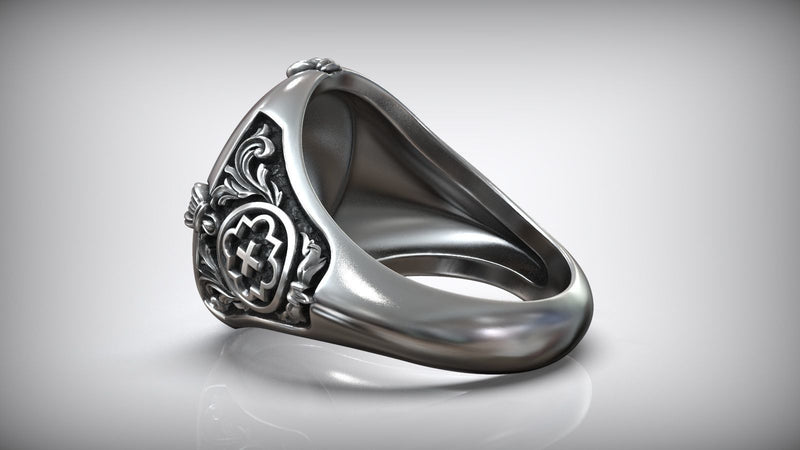 S925K Silver St. Peter's Key to Heaven Ring