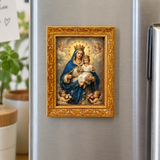 Blessed Virgin Mary & Child Christian Fridge Magnet