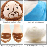 Stuffed Baby Jesus Doll-Stuffed Virgin Mary Holding Baby Blessing Plush Toy