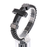 Men’s Stainless Steel Cross Chain Bracelet – Bold Christian Faith & Strength Jewelry