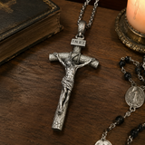 S925K Silver Jesus Christ Crucifix Pendant