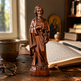 Joseph Wooden Round Tabletop Ornament
