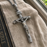 S925K Silver Jesus Christ Crucifix Pendant