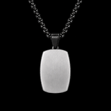 Radiant Shield Pendant Necklace – Titanium Steel Faith-Inspired Men's Necklac