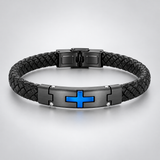 Walk by Faith – Men’s Braided Christian Cross Bracelet | A Meaningful Gift of Faith