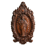 St. Jude Wooden Religious Icon Wall Artwork - Patron Saint of Despair in Troubled Times