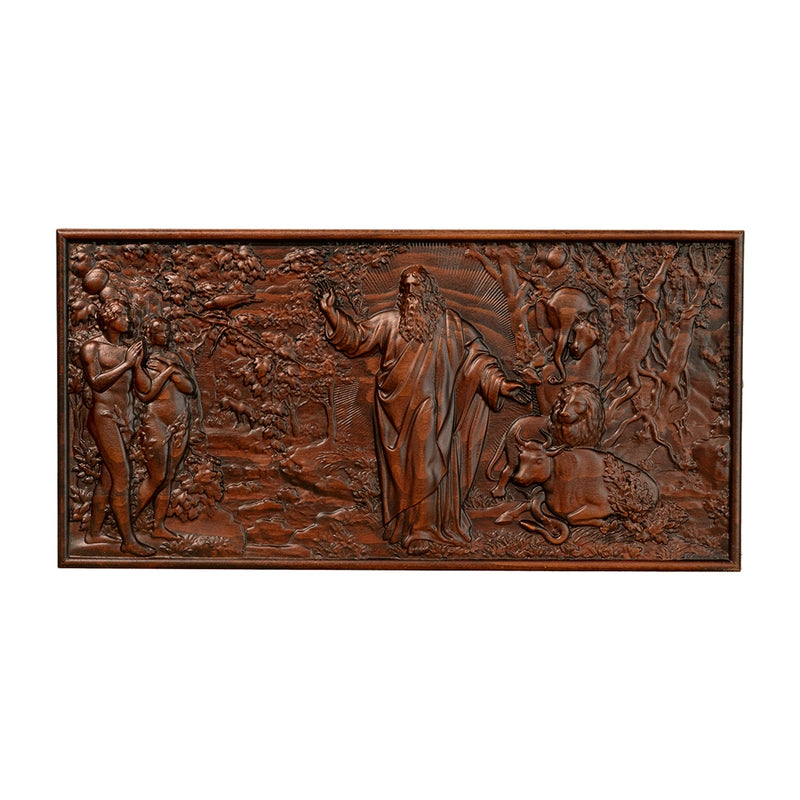 Seven day Creation God Adam Eve Wood Art Decor -Promotional link only 1 stock