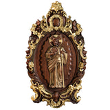 St. Jude Wooden Religious Icon Wall Artwork - Patron Saint of Despair in Troubled Times