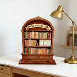 Vintage Book Reading Counter | Mark Your Reading Journey with a Warm Touch
