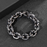 Men's Stainless Steel Spike Bracelet