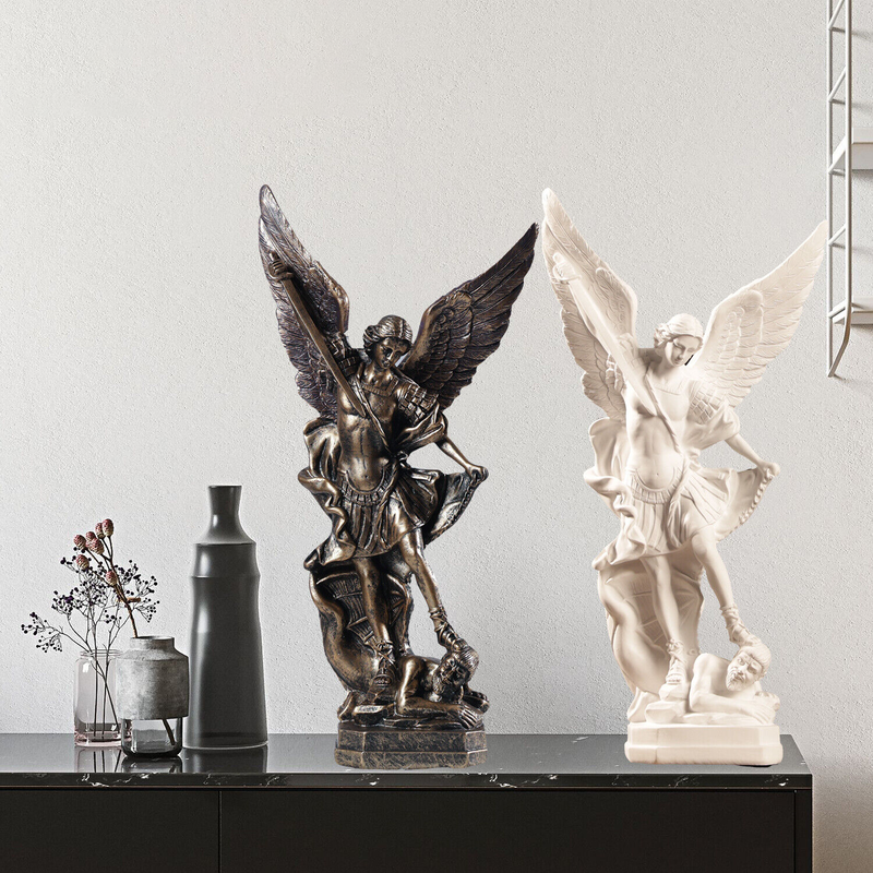 Archangel Michael 3D statue decoration