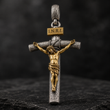S925K Silver Jesus Christ Crucifix Pendant