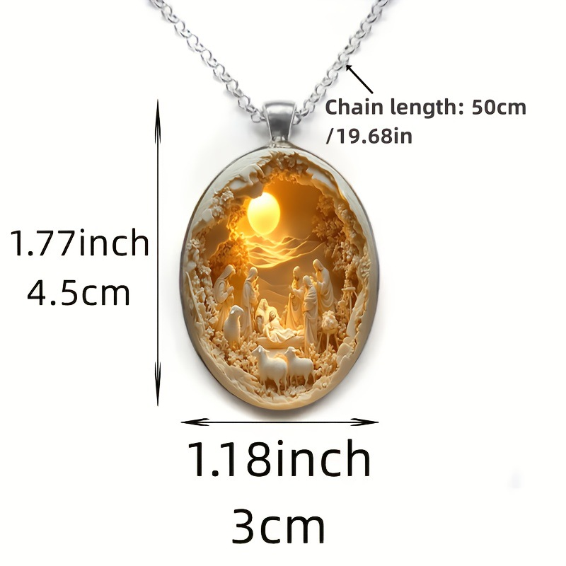 Christmas Nativity 3D Relief Pendant - BGCOPPER Anniversary Limited ($9.90)