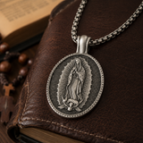 Our Lady of Guadalupe Virgin Mary Necklace,the patron saint of America and unborn children