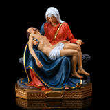 Resin Pietà Statue – Virgin Mary Holding Jesus Christian Home Decor