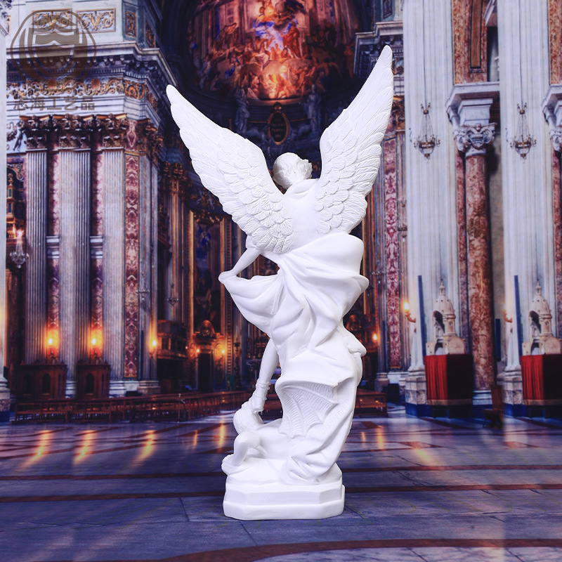 Archangel Michael 3D statue decoration