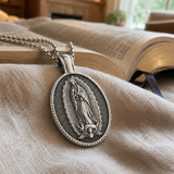 Our Lady of Guadalupe Virgin Mary Necklace,the patron saint of America and unborn children