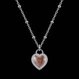 Forever in My Heart – Romantic Heart Lock Necklace | A Timeless Symbol of Love & Devotion