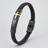 Walk by Faith – Men’s Braided Christian Cross Bracelet | A Meaningful Gift of Faith