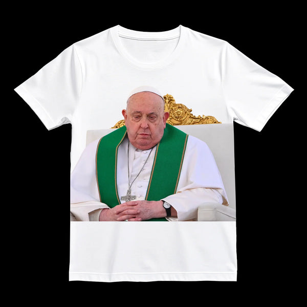 Pope Francis Printed T-Shirt Short Sleeve Commemorative - BGCOPPER