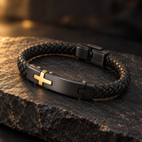 Walk by Faith – Men’s Braided Christian Cross Bracelet | A Meaningful Gift of Faith
